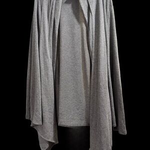Cato Heather Gray Knit Cardigan